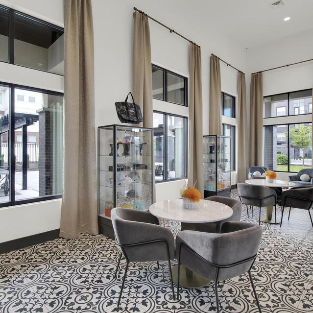 Ember Peaks at American Fork - Living Room with Tables, Chairs and Collections