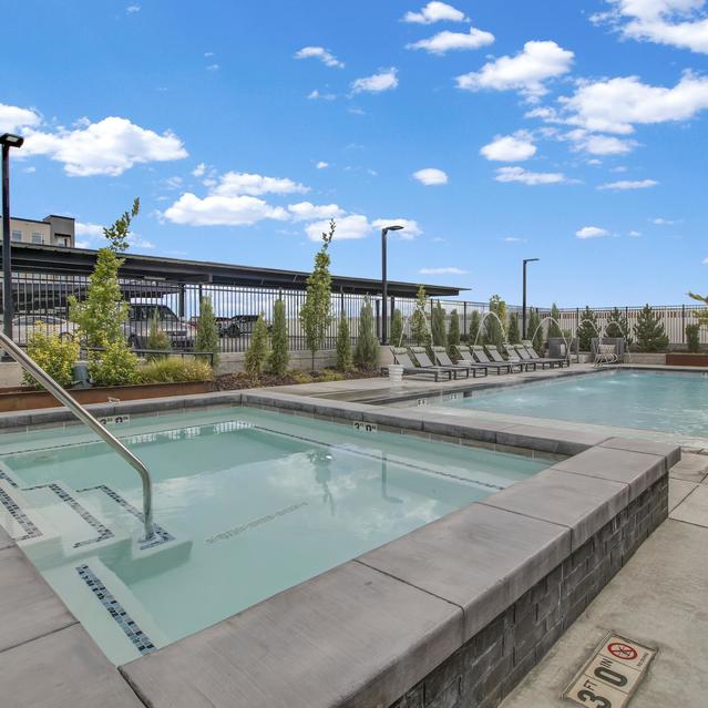 Ember Peaks at American Fork - Swimming Pool with Chaise Lounge Chairs