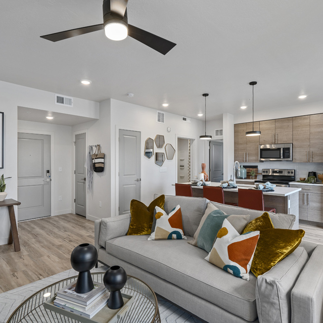 Ember Peaks at American Fork - Living Room and Kitchen Area